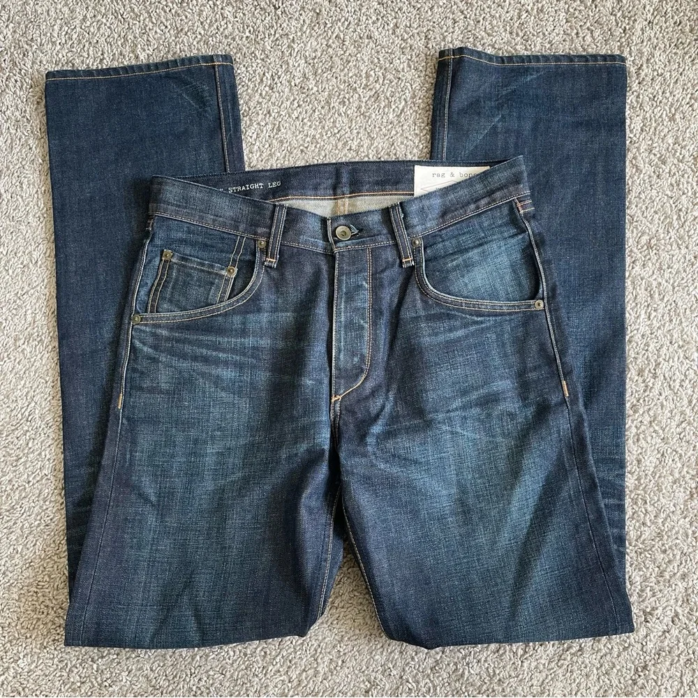 Rag & Bone Classic Straight Leg RB 11X Denim Jeans